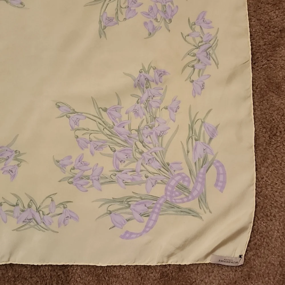 Burberry Silk Floral Square Scarf - Picture 8 of 13